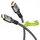 goobay HDMI-Kabel 2.1 3 m Grau/Schwarz/Silber