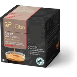 Tchibo Qbo Caffè Menos Cafeína 8 Kapseln