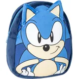 Sonic Plüsch Kinder Rucksack, Blau