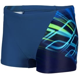 Arena Feel Jungen Shading Badehose, Neon Blue, 164