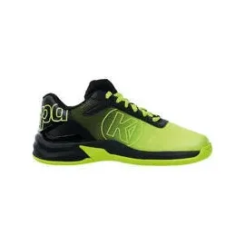 Kempa Attack 2.0 Junior Sneaker Freizeitschuh Halbschuh Lauf-und Sportschuh Turnschuhe Handball Jogging Outdoor Freizeit Shoes-leicht und atmungsaktiv, Fluo Gelb Schwarz, 31