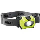 Peli 2755Z0: ATEX Zone 0 Ex-Schutz LED-Stirnlampe, Premium-Stirnlampe, Hohe Qualität für Industrie, Handwerker, Feuerwehr, IP54 staub- und spritzwassergeschützt, 115 Lumen, Farbe: Gelb