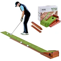 Vevor Golf Puttingmatte, Golfmatte mit 1 Löchern, Indoor Golf