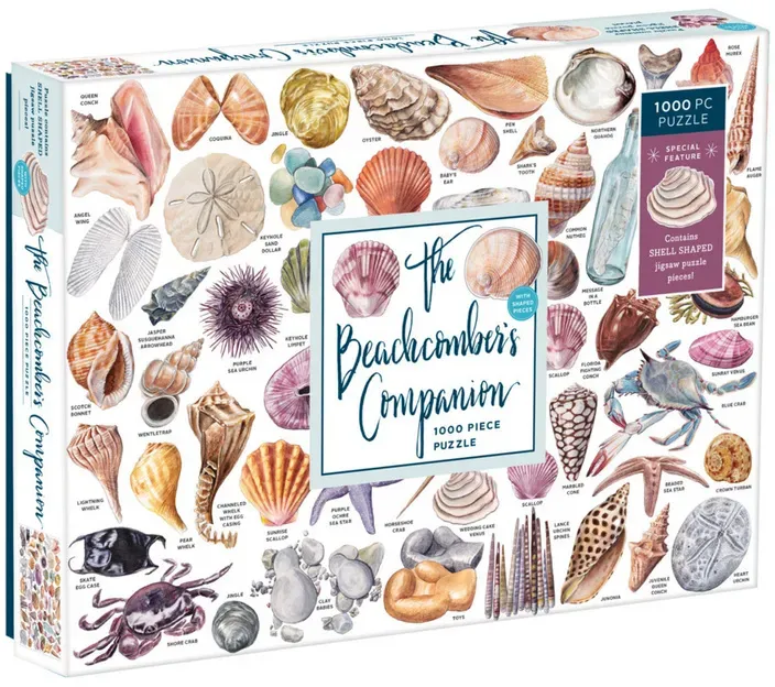 The Beachcomber's Companion 1000 Piece Puzzle With Shaped Pieces - Sarah McMenemy,