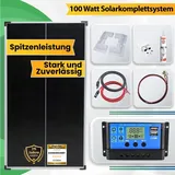 Campergold 100 Watt Solaranlage Komplettpaket für Camper, Wohnwagen & Wohnmobile - SF