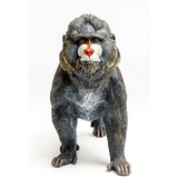 Kare Figur Walking Mandrill 47cm Deko, Kunststoff, 37x47x19cm