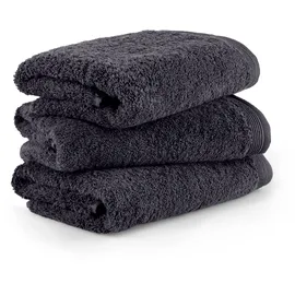 Möve Superwuschel Handtuch 50 x 100 cm dark grey 3 St.