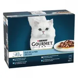 Purina Gourmet Perle Meeres Duo Katzen-Nassfutter 4 Kartons (48 x 85 g)