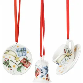 Hutschenreuther Weihnachten Sammelserie Weihnachtslieder 2025 "Alle Jahre Wieder Mini-Set 3-teilig Tasse (Mini-Teller, Glocke, Tasse)