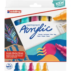 edding Acrylmarker 5000 5er-Set breit abstract