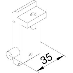 GT-S 150 Stopper für Einzugsdämpfung rechts