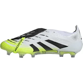 adidas Predator Elite FG Herren Cloud White/Core Black/Lucid Lemon 45 1/3