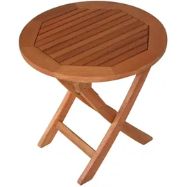 FRG Saigon Beistelltisch Ø 48 x 45 cm braun klappbar