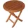 FRG Saigon Beistelltisch Ø 48 x 45 cm braun klappbar