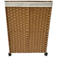 Hti-Living Wäschesammler 40 Liter Briena Natur