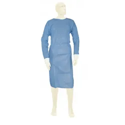 Meditrade BeeSana SMS-Kittel | 40 g | 50 Schutzkittel | blau | Schutzkleidung