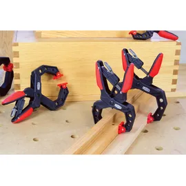 Bessey Ratschenzwinge Kunststoff 55 mm rot
