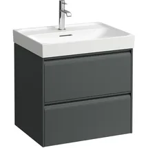 Laufen Waschtischunterschrank 2 Schubladen 44,8 x 58,4 x 51,5 cm Grau