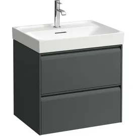 Laufen Waschtischunterschrank 2 Schubladen 44,8 x 58,4 x 51,5 cm Grau