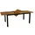 DEGAMO Gartentisch Ausziehtisch 150/200 x 90 x 75 cm Grau/Braun