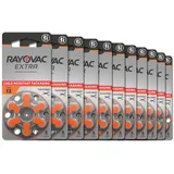 Rayovac Extra Hörgerätebatterien Größe 13 Langlebige quecksilberfreie Zink-Luft-Hörgerätebatterien - 1,45 V (60 Batterien)