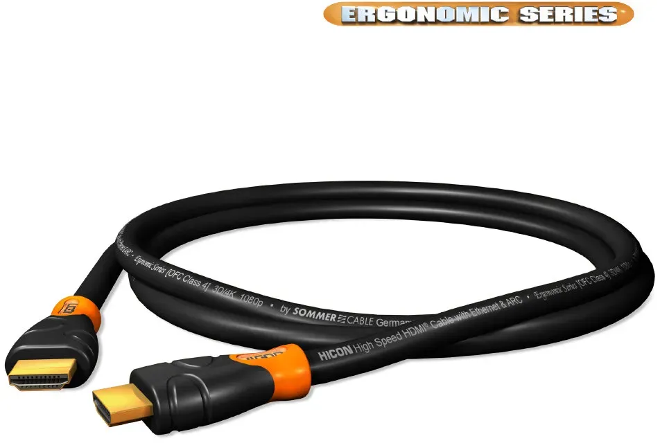 SOMMER CABLE HDMI Kabel 1,5m Ergonomic