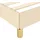 vidaXL Bettgestell 100 x 200 cm Creme
