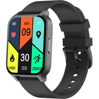 RUIMEN Smartwatch,1.69 Zoll HD Voll Touchscreen Fitness Tracker Uhr Wasserdicht IP68 Fitnessuhr mit Pulsmesser Schlafmonitor Schrittzähler Multi Sportmodi SpO2 Damen Herren Smartwatch für iOS Android