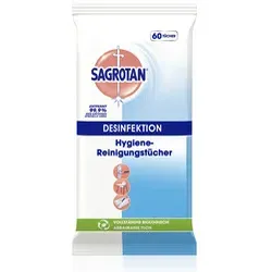 SAGROTAN Hygiene-Reinigungstücher 60ST 3250406