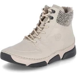 Rieker Damen Schnürstiefel Beige Gr.: 38