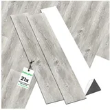 Endorphin Vinylboden selbstklebend in Beigegrau 2,93qm - Selbstklebender Holzboden - Klebefliesen