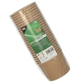 Papstar Suppenbecher rund 350 ml Ø 9,8 cm 500 St. Braun