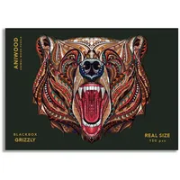 aniwood Puzzle Bär M 150 Teile, Holz (22,2 x 31,5 x 3 cm) 150-teilig (1 Set)