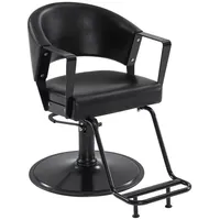 Barberpub Stuhl BarberPub Friseurstuhl Friseureinrichtung 2083 (Schwarz) schwarz