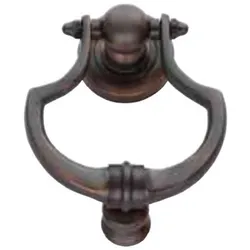 Casa Padrino Luxus Barock Türklopfer Kupfer oxidiert 11 x H. 14 cm - Eleganter Messing Türklopfer - Wohnaccessoires im Barockstil