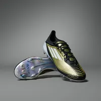 Adidas Herren Fussball-Rasenschuhe Messi F50 Elite, GOLDMT/FTWWHT/CBLACK, 45 1⁄3