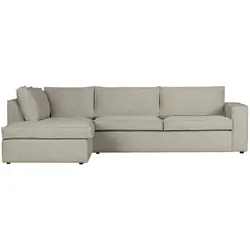 Ecksofa Freddie, Links, Creme