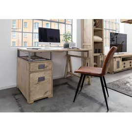 Massivmoebel24 Schreibtisch Mango beige