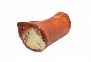 Brekz Snacks  - Gerookt runderbot gevuld met schaapvet voor de hond  3 stuks