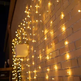 Newgarden Lichtervorhang LED 3x2 m warmweiß