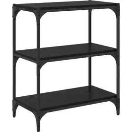vidaXL Bücherregal 60 x 33 x 70,5 cm Schwarz