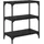 vidaXL Bücherregal 60 x 33 x 70,5 cm Schwarz