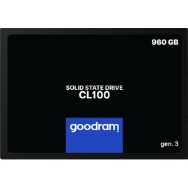 goodram CL100 gen.3 960GB, 2.5"/SATA 6Gb/s (SSDPR-CL100-960-G3)