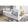 raumhirsch furniture Kinderbett Bagger 80 x 180 cm Holzwerkstoff weiß