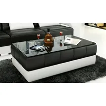 JVmoebel SB26 Schwarz Glas 120 x 70 x 40 cm