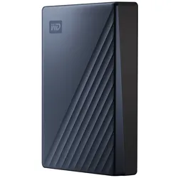 WD My Passport Ultra WDBFTM0040BBL - Festplatte - verschlüsselt - 4 TB - extern