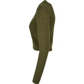 URBAN CLASSICS Short Waffle Pullover Summer Olive 2XL