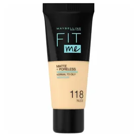 Maybelline Fit Me! Matte + Poreless Make-Up 30 ml 118 Nude
