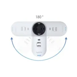 Sygonix Schuko-Steckdose 18 W Weiß 1 St.