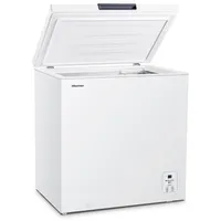 Hisense FT184D4AWYE - Horizontale Gefriertruhe, Korb mit Griff, elektronische Temperaturregelung, mit 142 l Nutzvolumen, leise, 40 dBA, Weiß